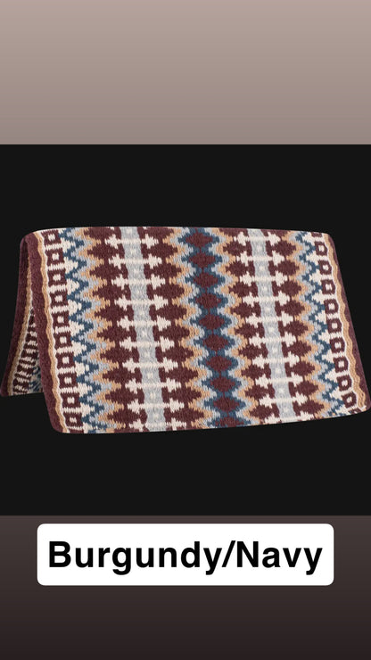 Classic Equine Wool Saddle Blanket