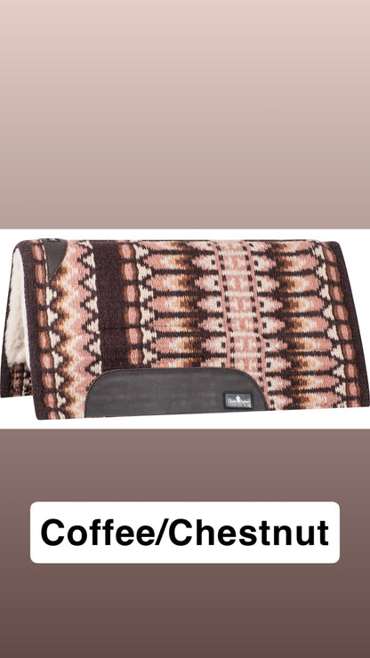 Classic Equine SensorFlex Blanket Top Straight Saddle Pad- 1" Thick