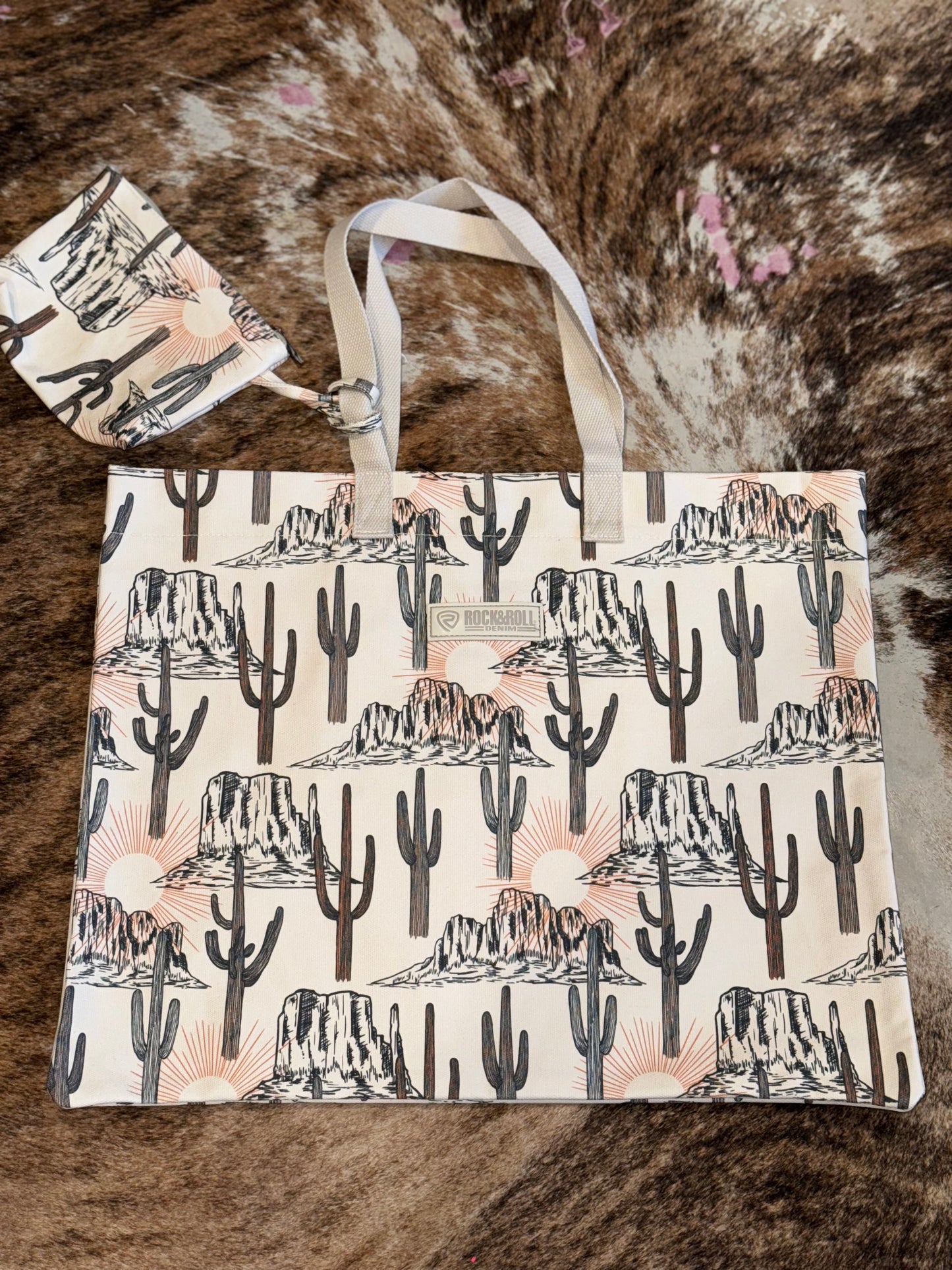 Rock & Roll Printed Canvas Bag