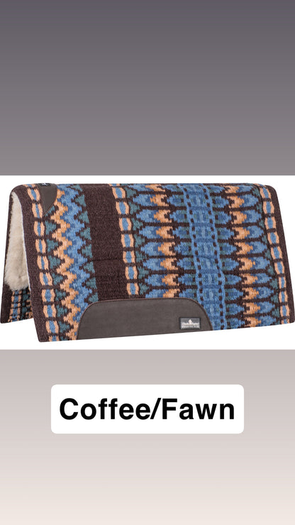 Classic Equine SensorFlex Blanket Top Straight Saddle Pad- 1" Thick