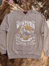 Load image into Gallery viewer, Rock &amp; Roll Women&#39;s Sand Western Riders Club Long Sleeve T-Shirt
