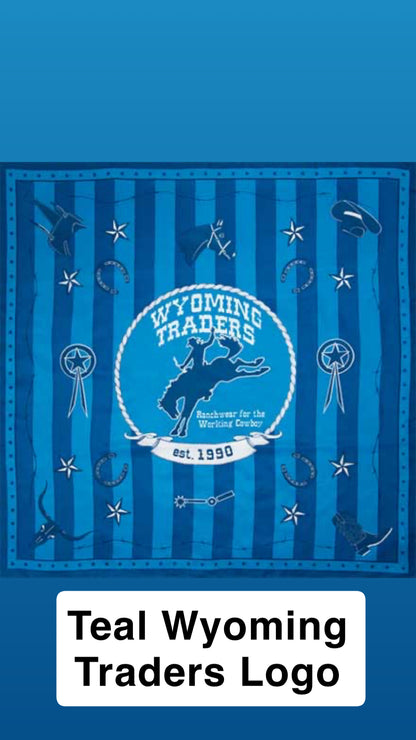 Wyoming Traders Print Silk Wild Rag