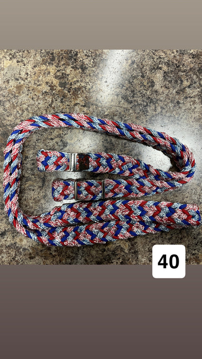 Gale Beebe 9 Strand Barrel Rein