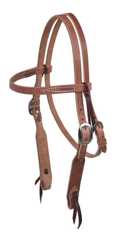Berlin 3/4" Browband Headstall - Silver Buckle