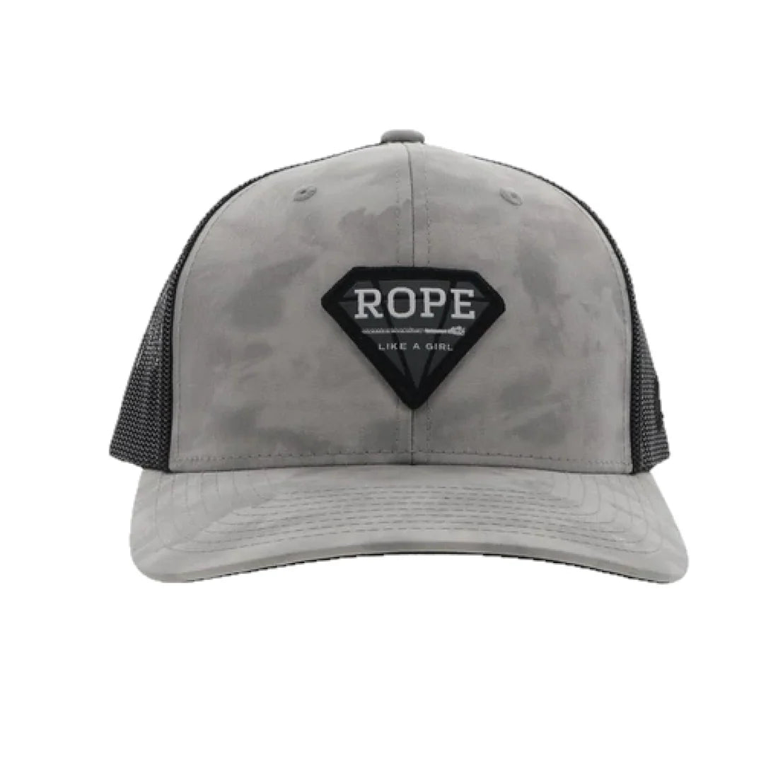 Hooey® Ladies Rope Like A Girl Grey & Black Snapback Hat