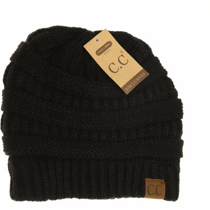 C.C Beanie Classic Fuzzy Lined Beanie