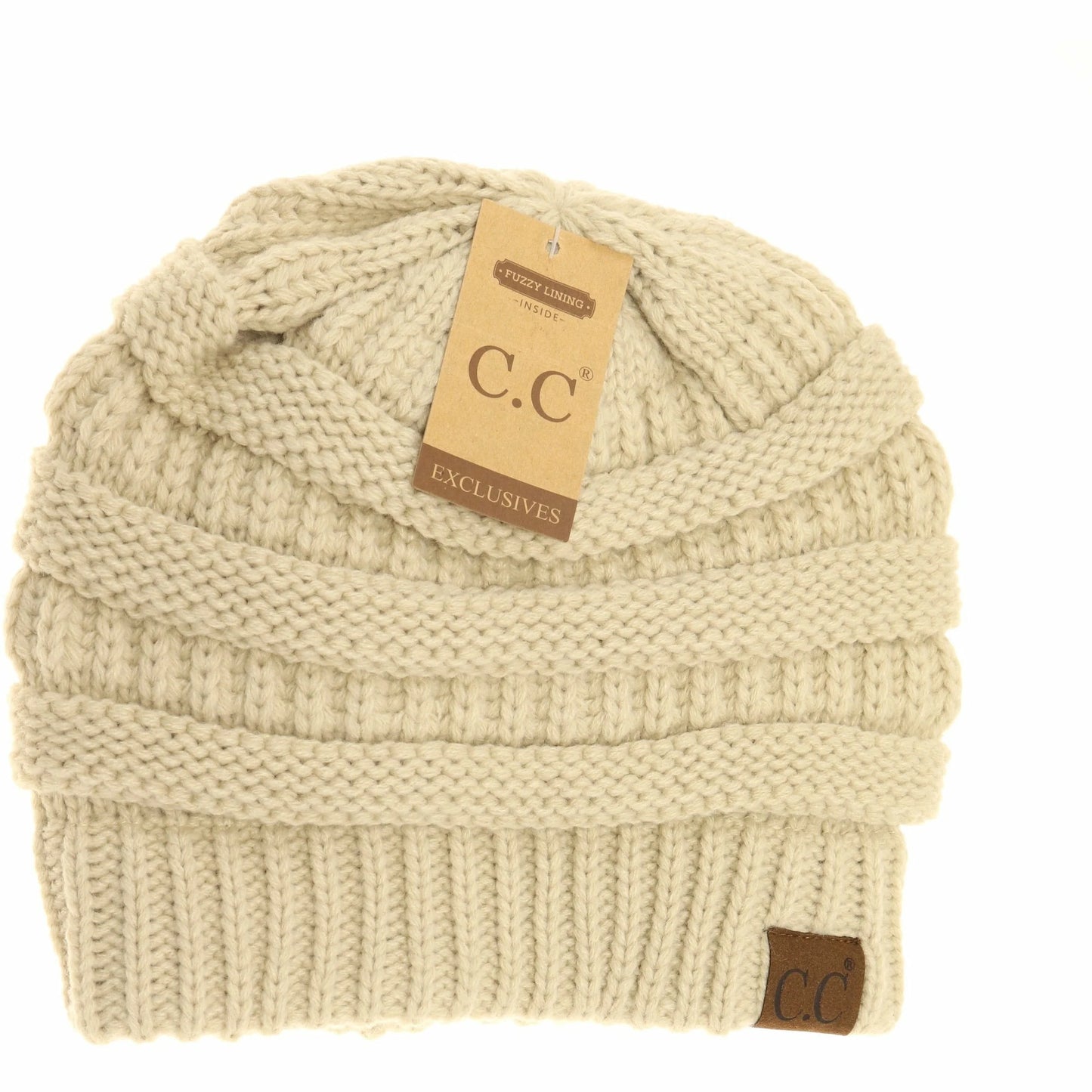 C.C Beanie Classic Fuzzy Lined Beanie