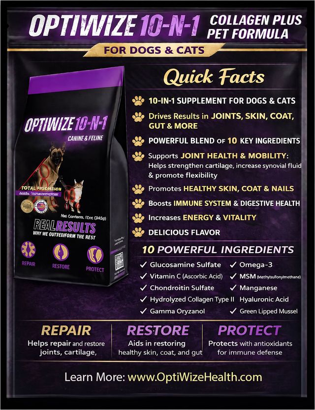 OptiWize Dog & Cat Joint Health Supplement