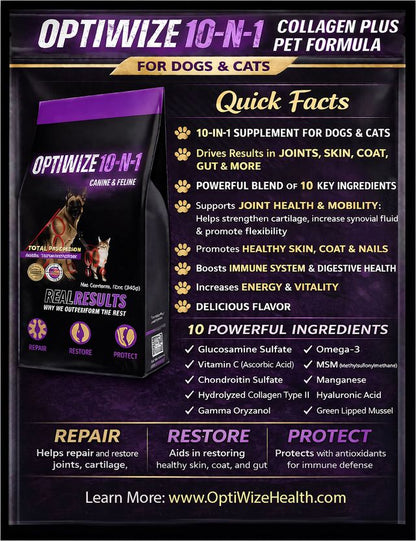 OptiWize Dog & Cat Joint Health Supplement