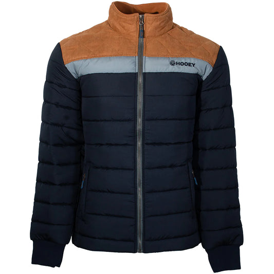 Hooey Boy's Navy w/ Tan Puffer Jacket