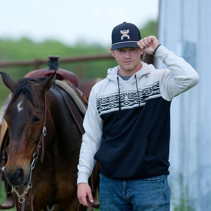 Hooey Men's Black Aztec Jimmy Hoodie