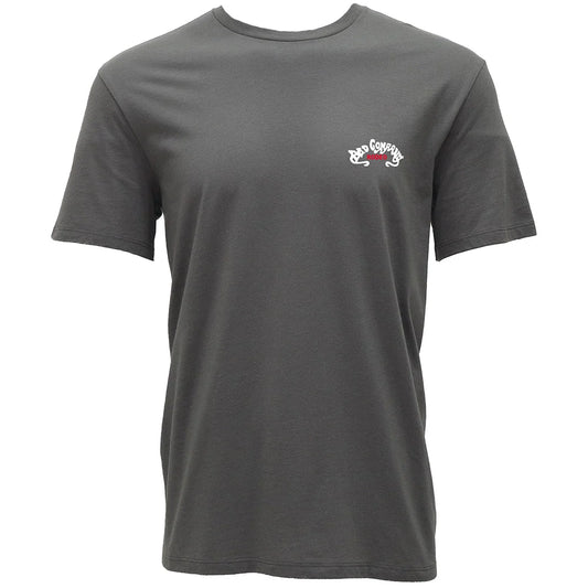 Hooey Men's Gray & Red Bad Company T-Shirt
