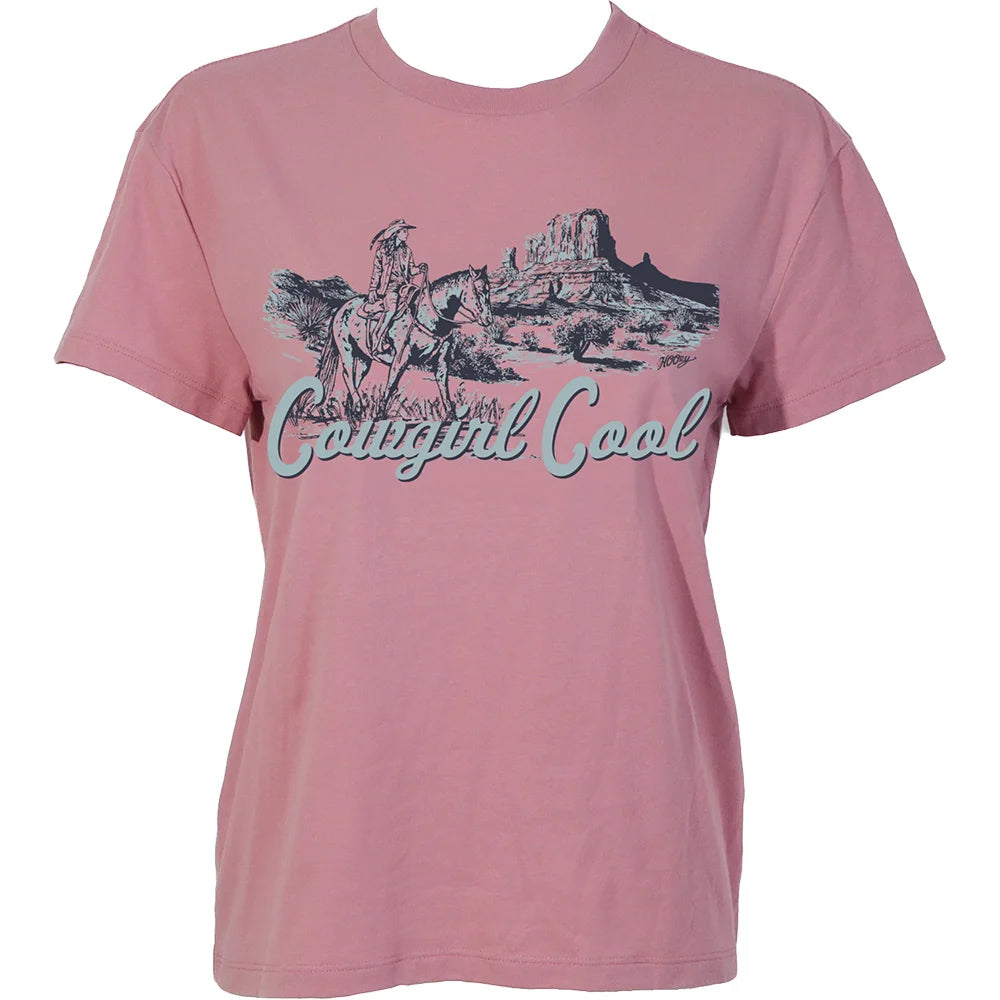 Hooey Girl's Pink Cowgirl Cool T-Shirt