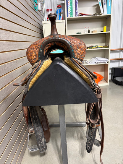 Used. Jeff Smith C3 15.5" Barrel Saddle