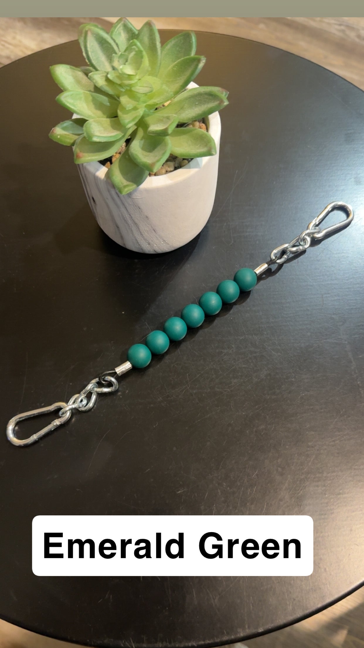 Silicone Bead Curb Strap