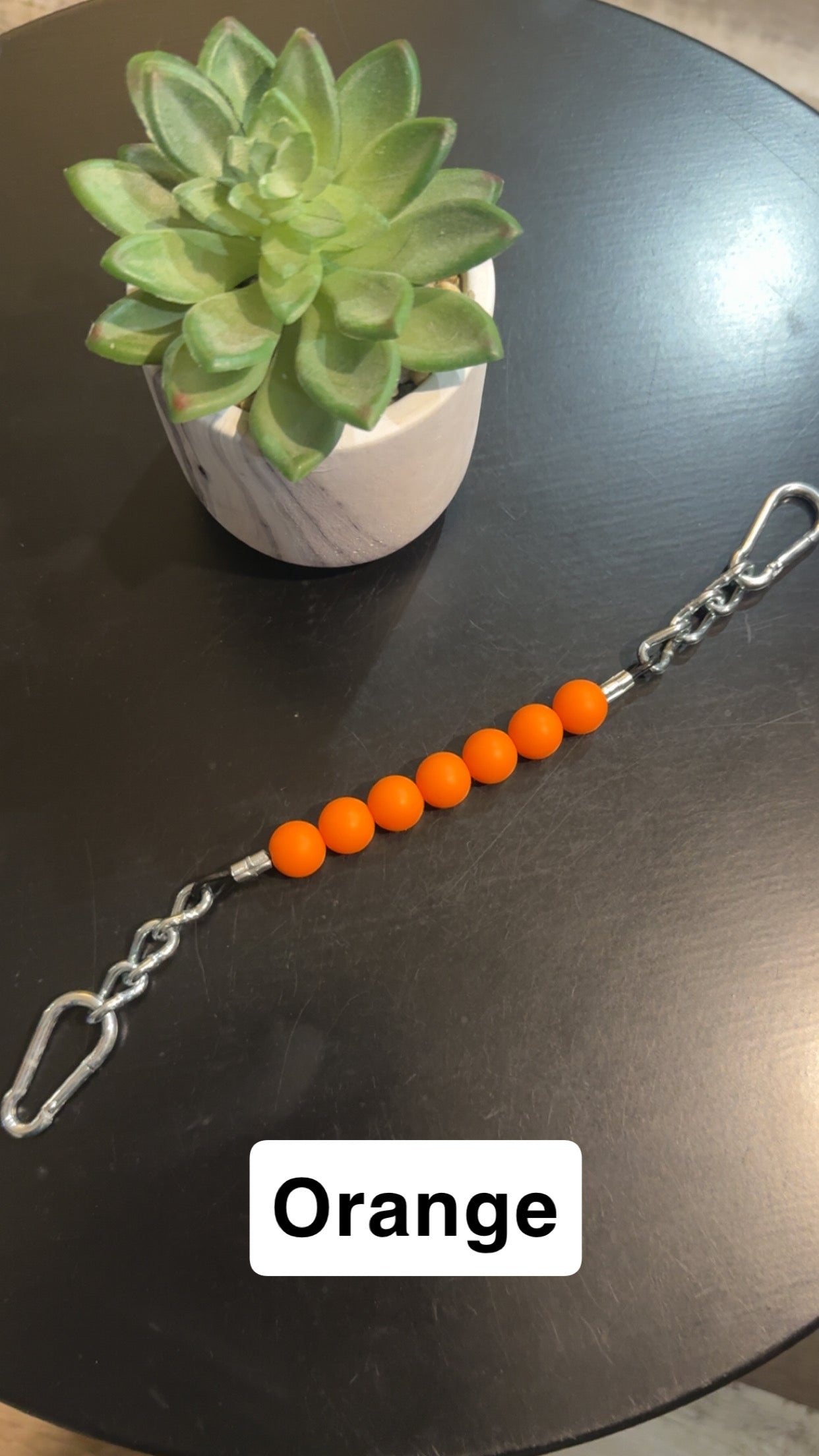 Silicone Bead Curb Strap