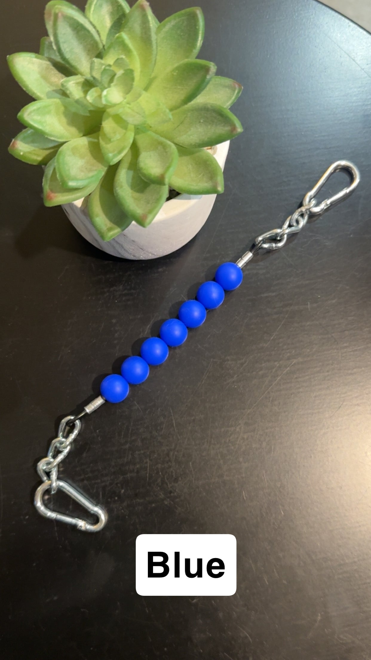 Silicone Bead Curb Strap