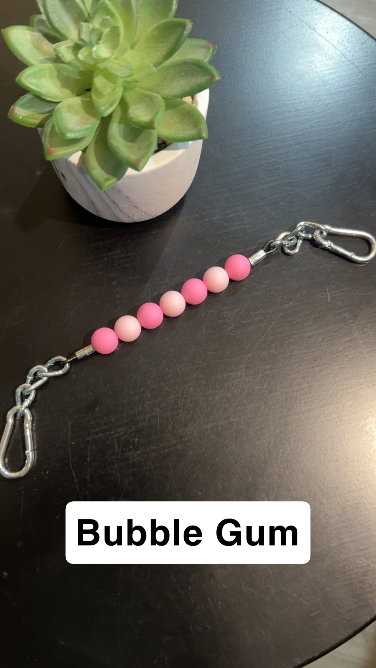 Silicone Bead Curb Strap