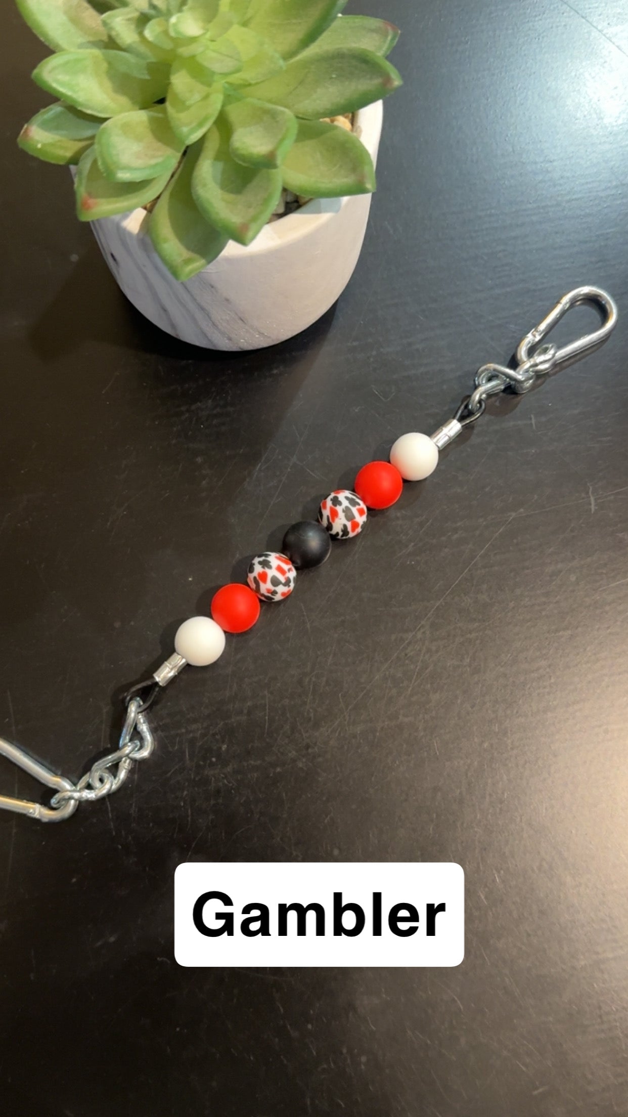 Silicone Bead Curb Strap