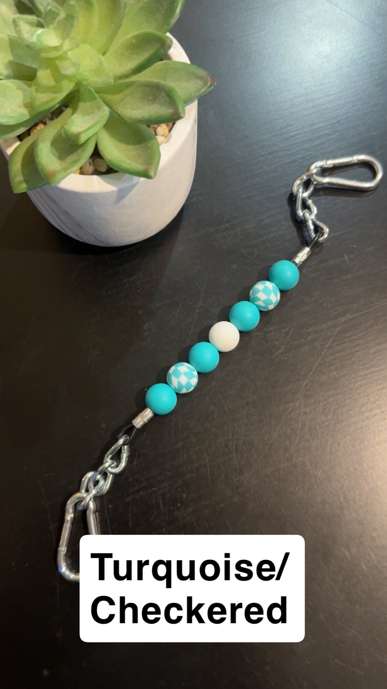 Silicone Bead Curb Strap