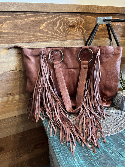 STS Indie Cowhide Tote