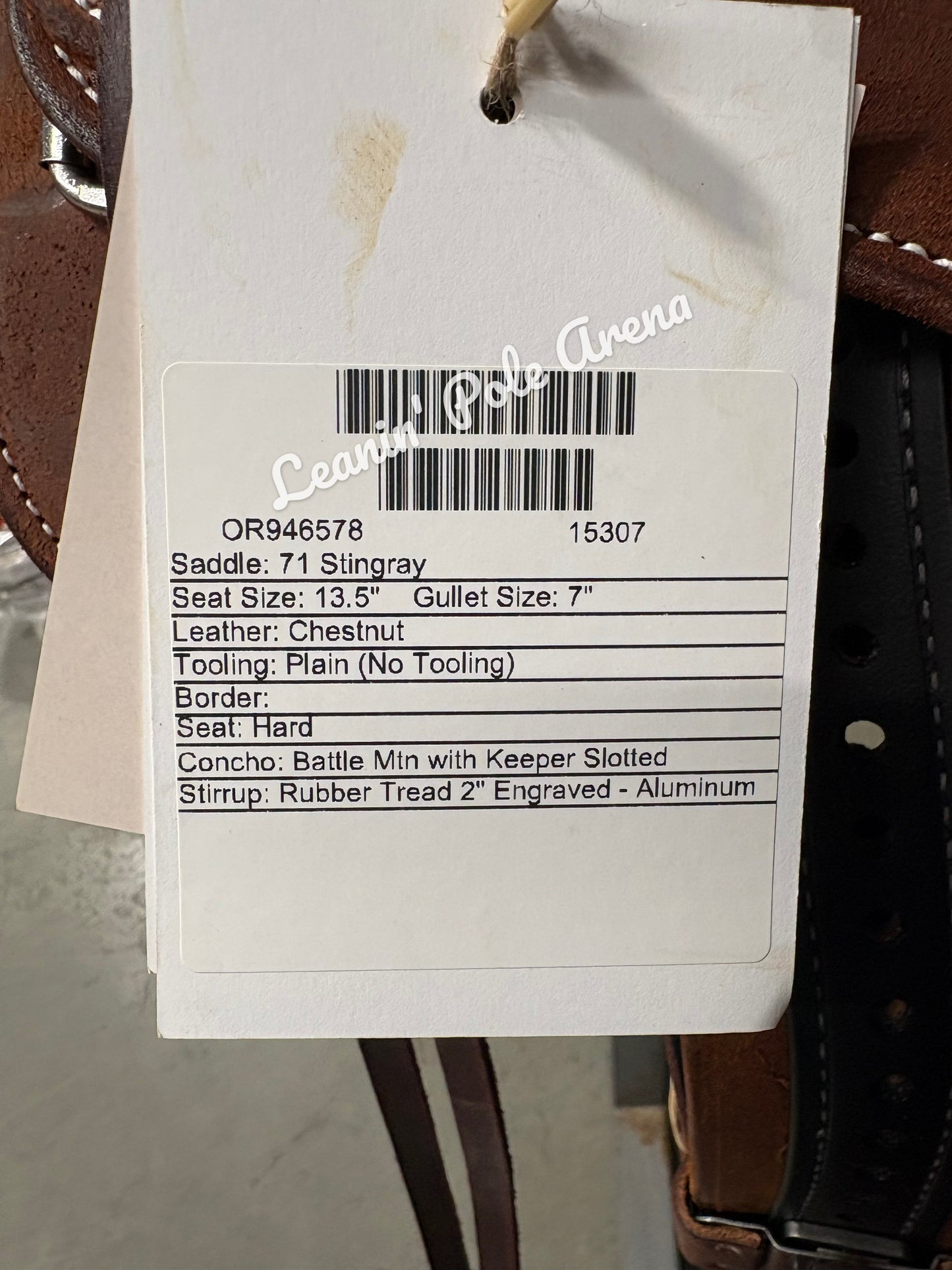 Martin Stingray 13.5" Barrel Saddle #15307