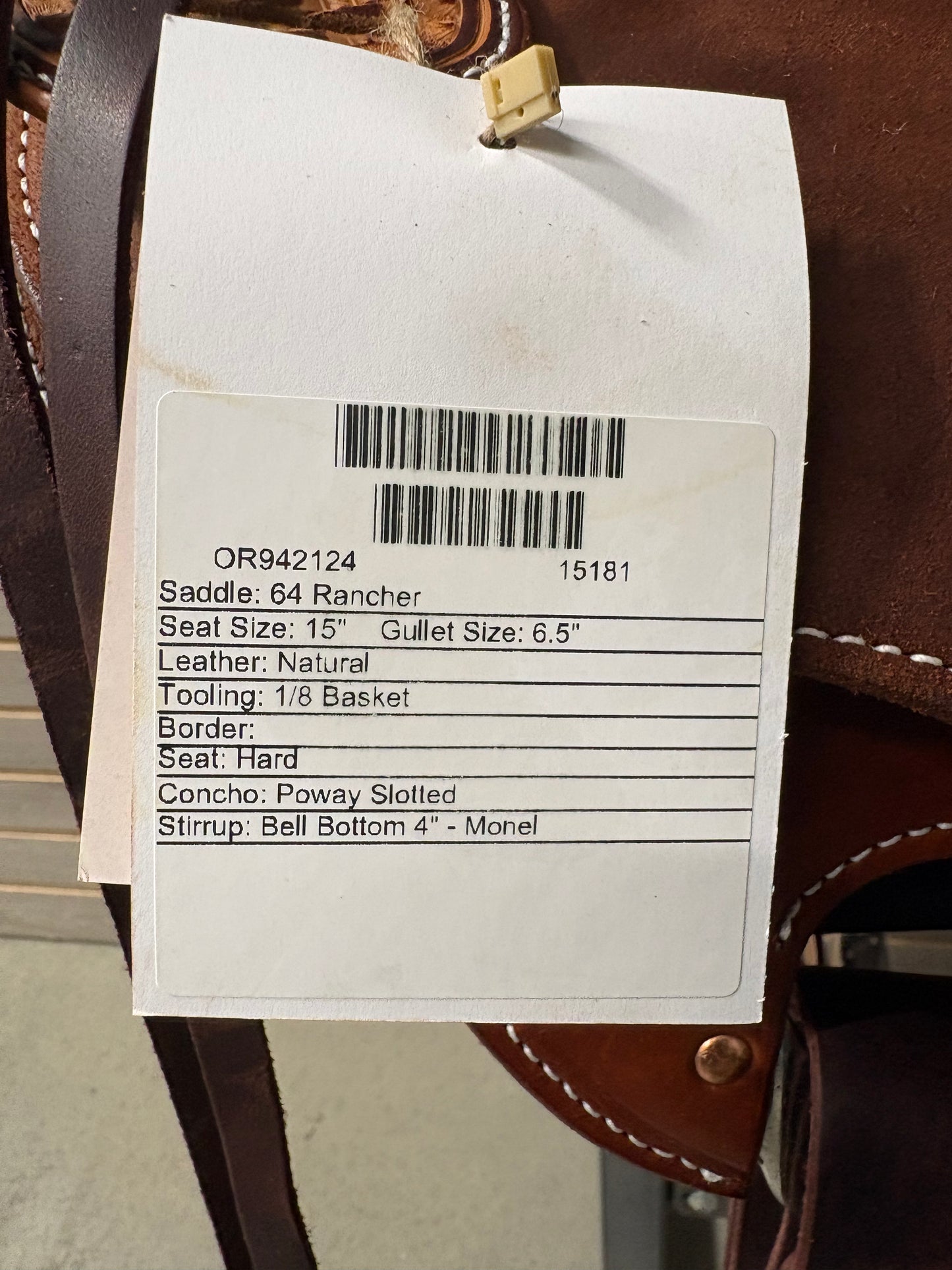 Martin 15" Ranch Saddle #15181