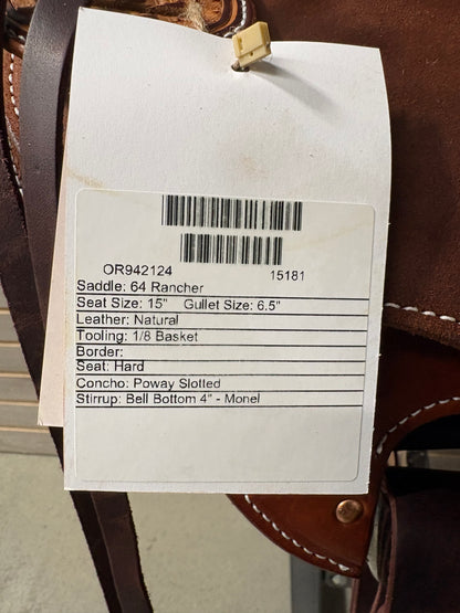 Martin 15" Ranch Saddle #15181