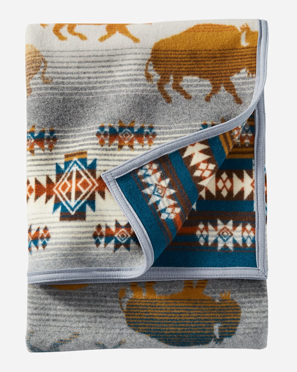 Pendleton Prairie Rush Hour Wool Throw Blanket