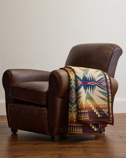 Pendleton Mystic Lake Unnapped Wool Blanket