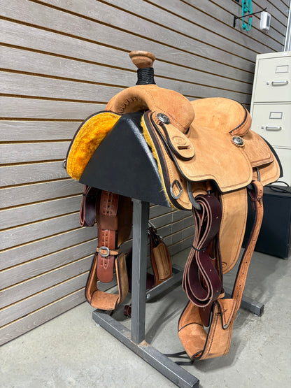 Trent Ward 13.5" Platinum Calf Roper Saddle