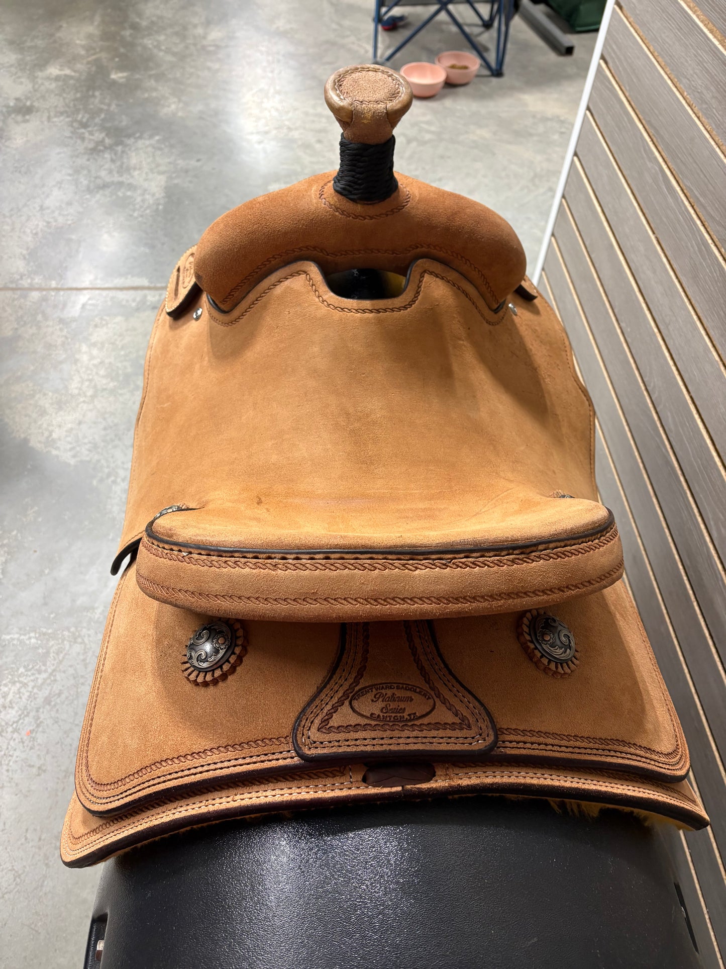 Trent Ward 13.5" Platinum Calf Roper Saddle