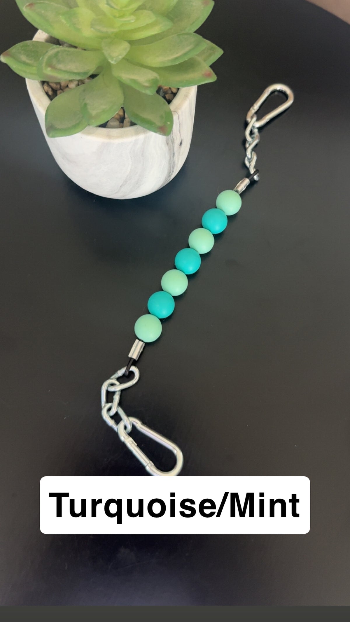 Silicone Bead Curb Strap