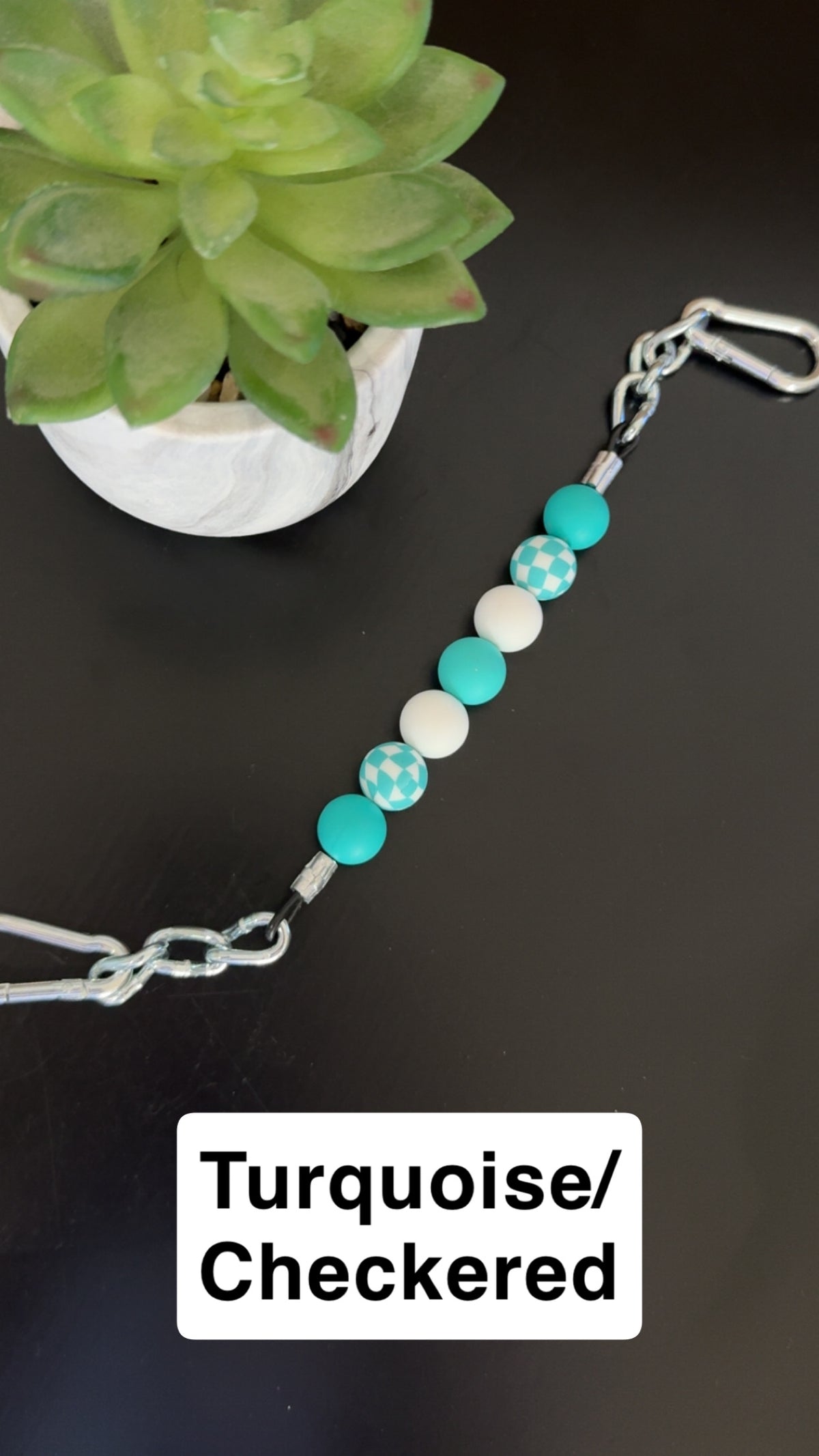 Silicone Bead Curb Strap