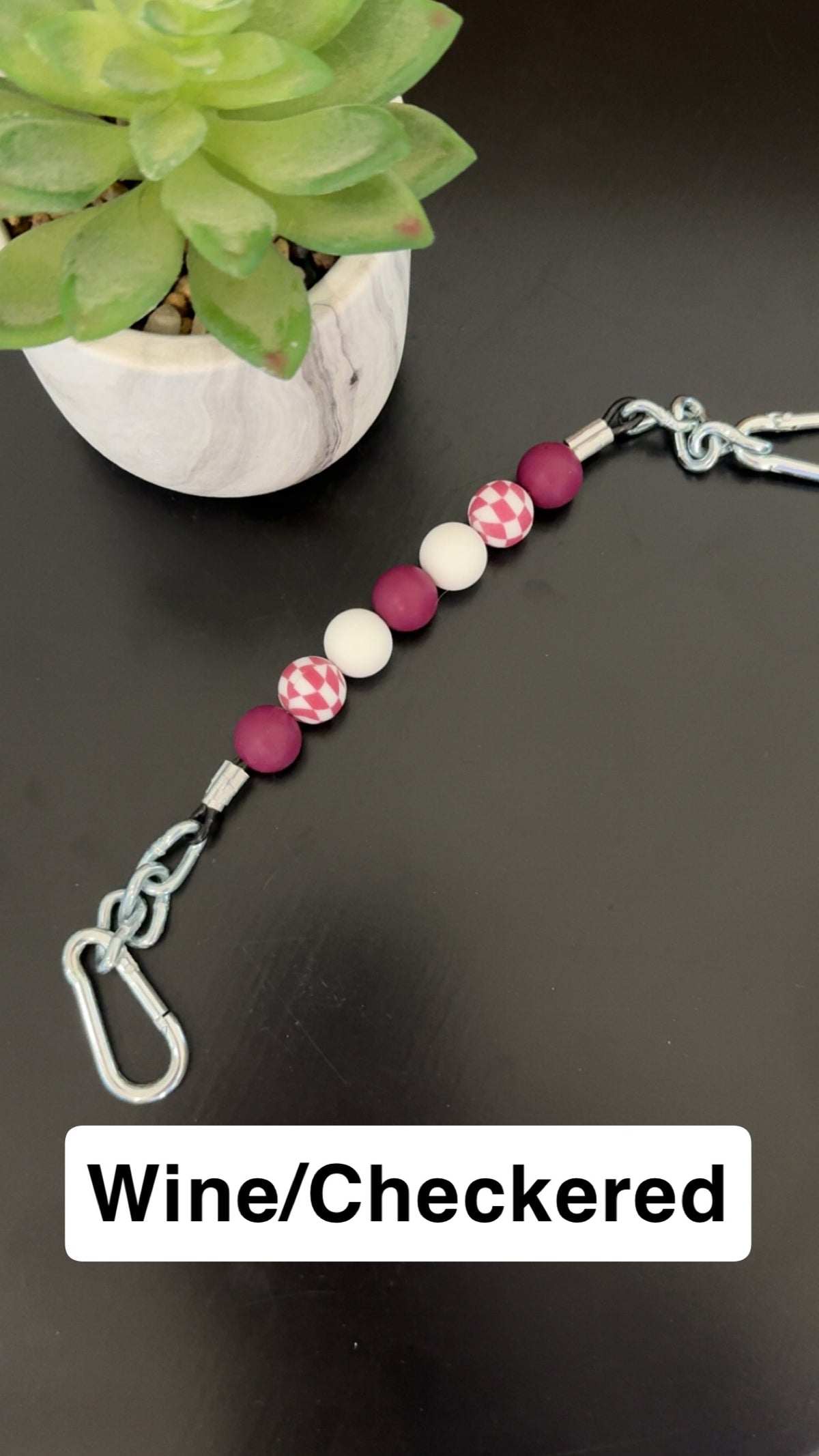 Silicone Bead Curb Strap