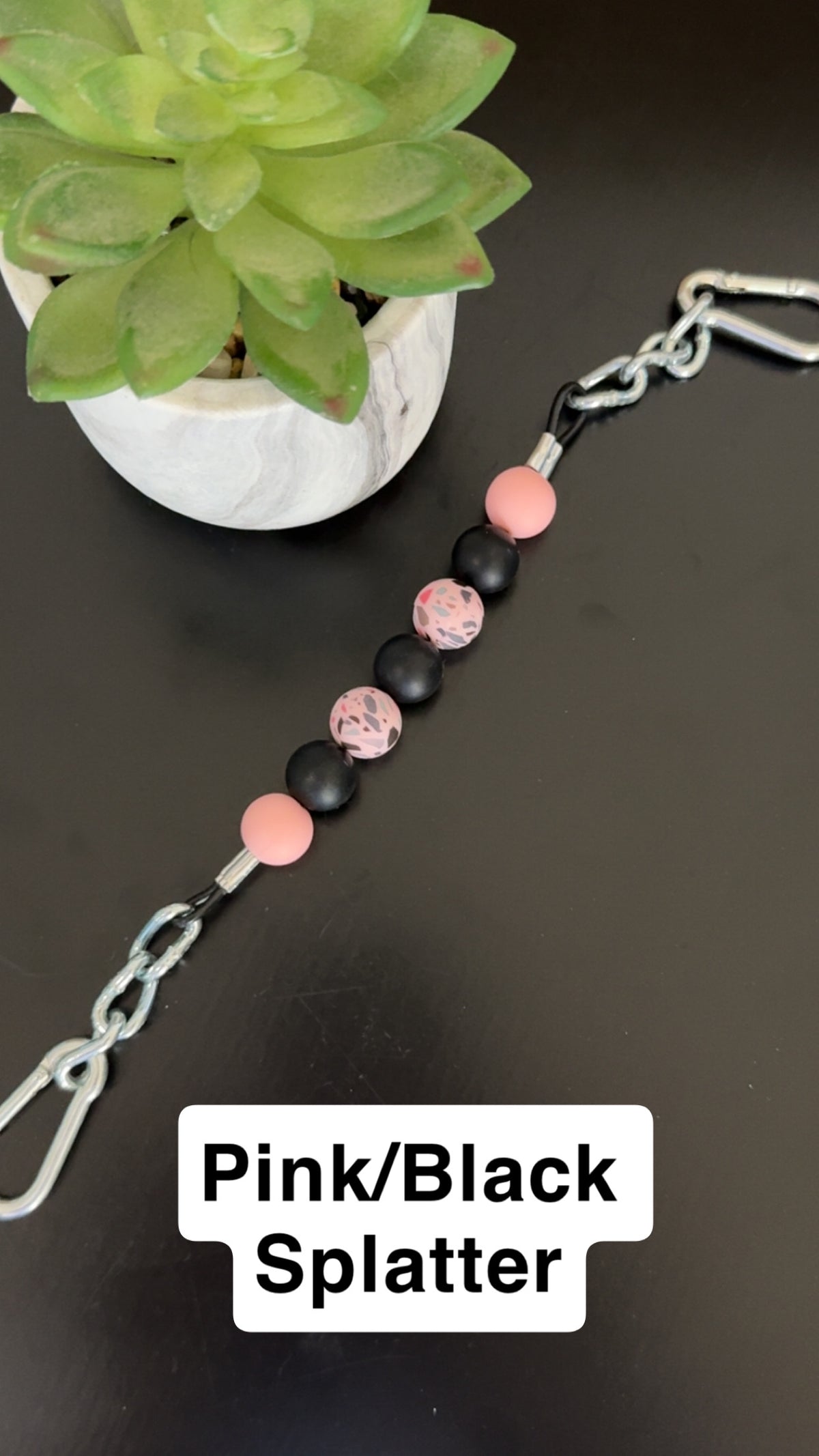 Silicone Bead Curb Strap