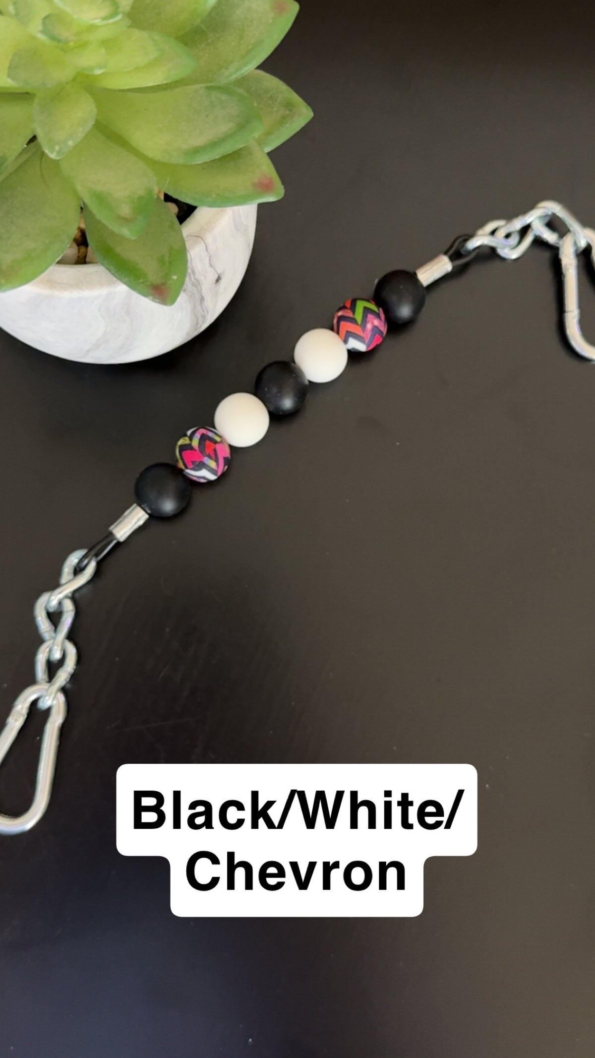 Silicone Bead Curb Strap