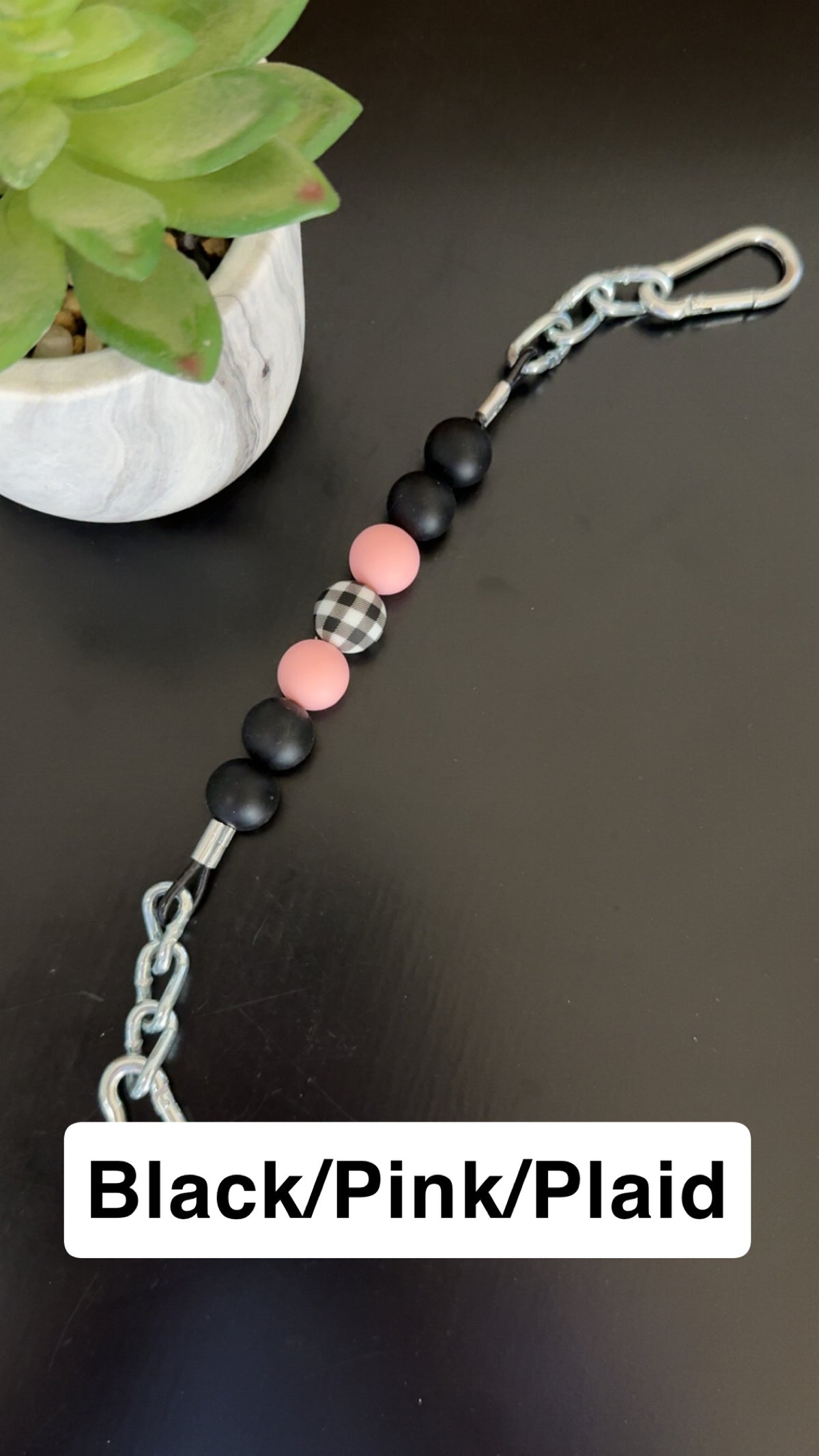Silicone Bead Curb Strap