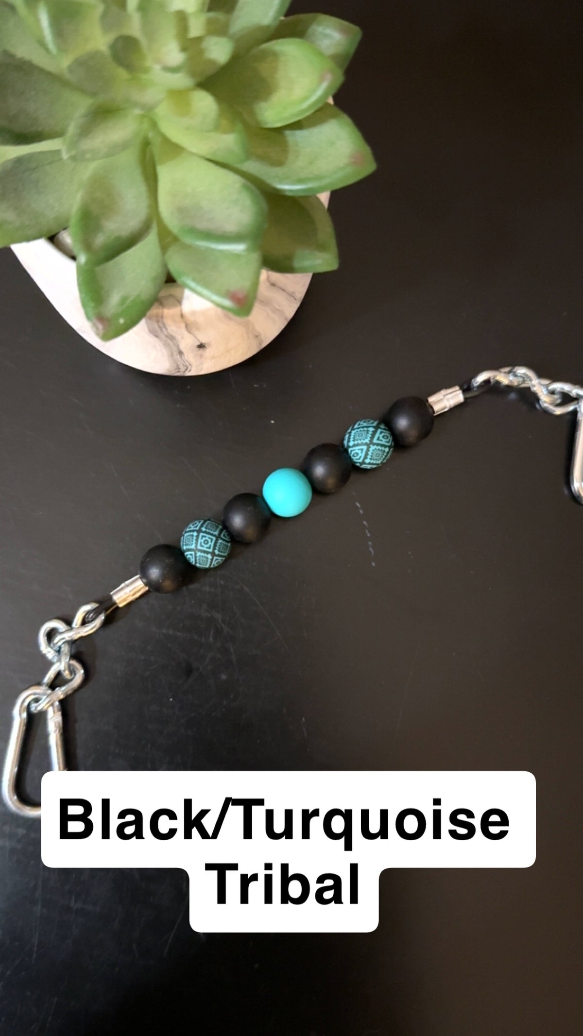 Silicone Bead Curb Strap