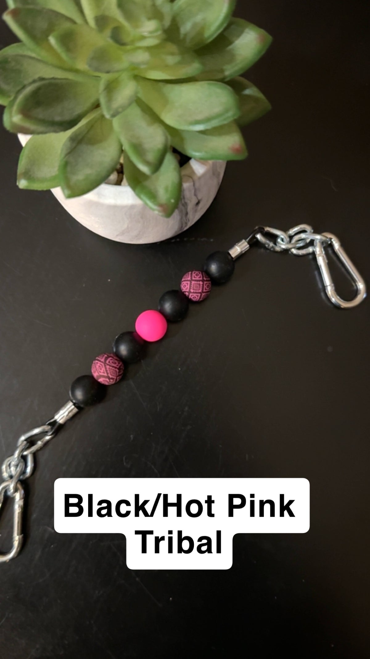 Silicone Bead Curb Strap
