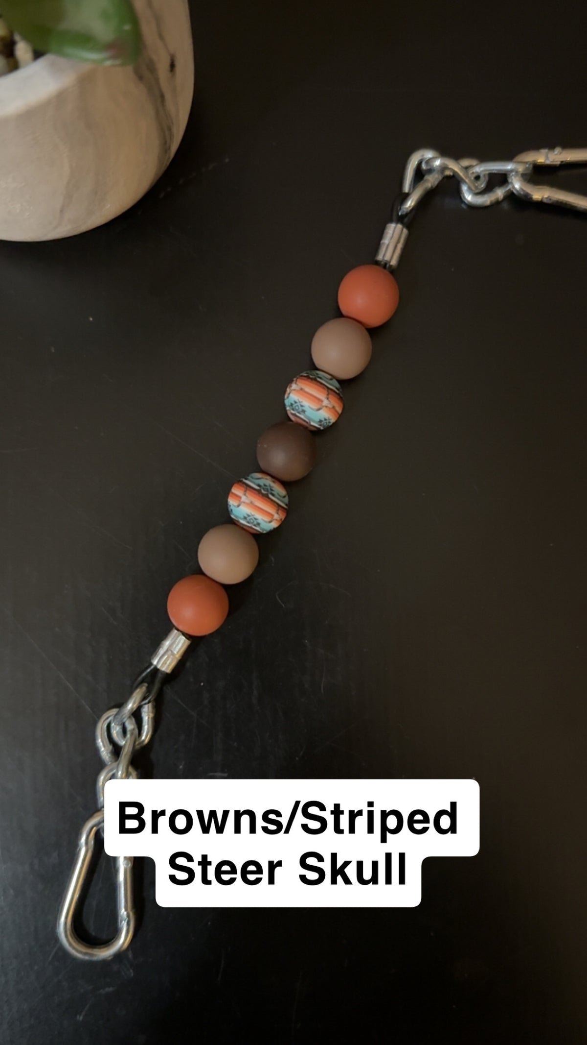 Silicone Bead Curb Strap