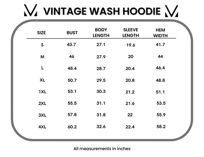 Michelle Mae Women's Black Vintage Wash Hoodie