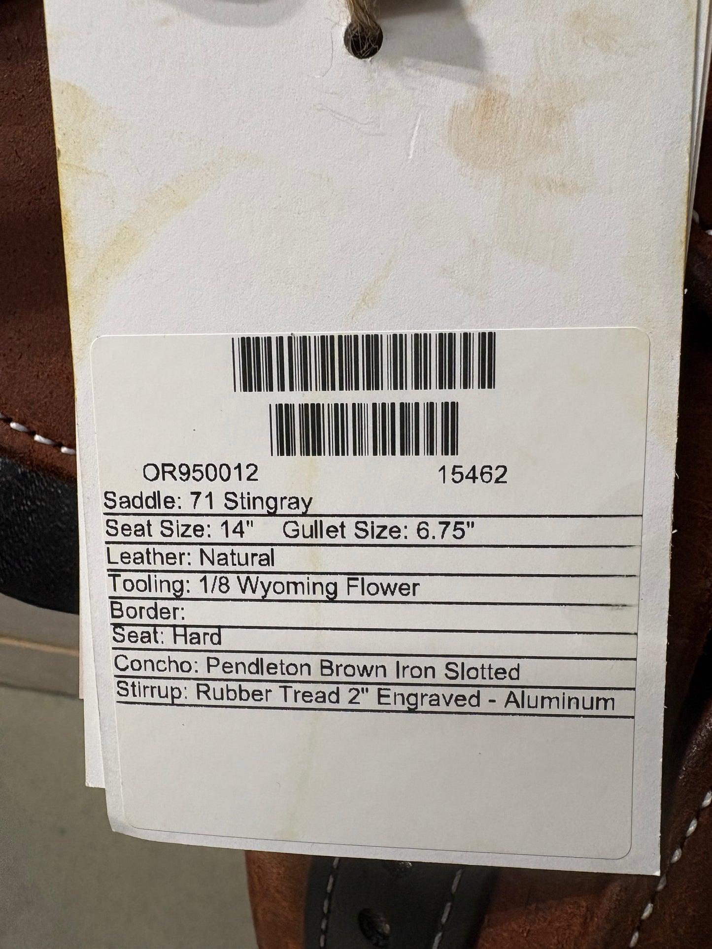 Martin Stingray 14" Barrel Saddle #15462