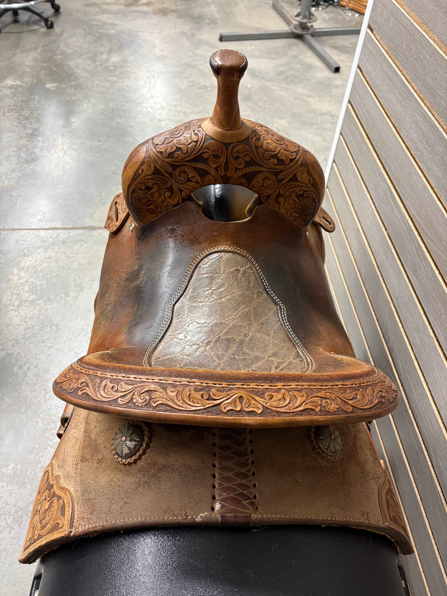 Used. 14" Robbie Phillips Saddle