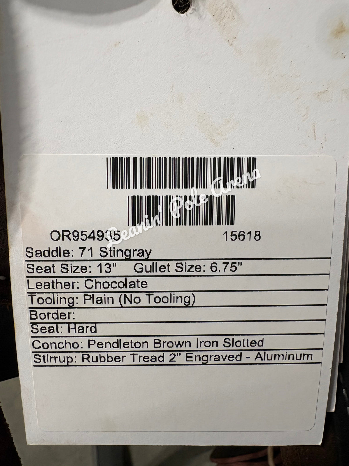 Martin Stingray 13" Barrel Saddle #15618