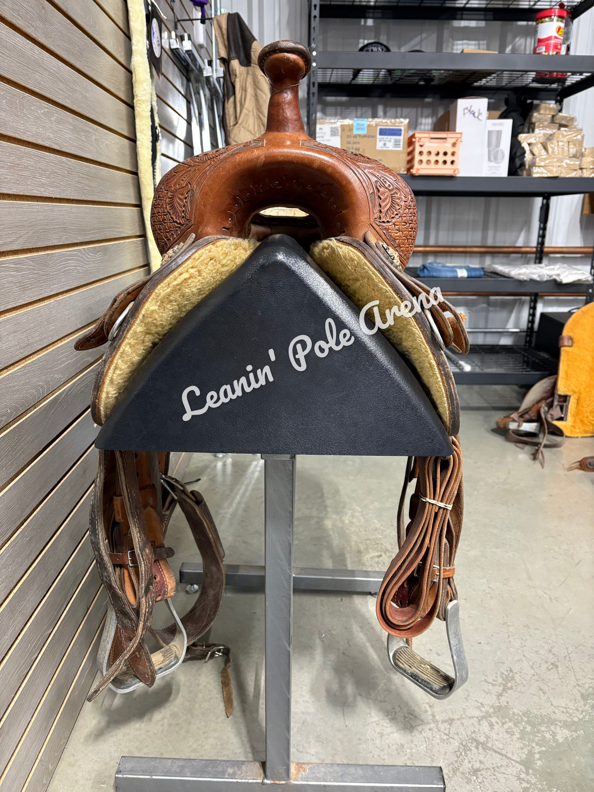 Used. Reinsman Molly Powell Barrel Saddle