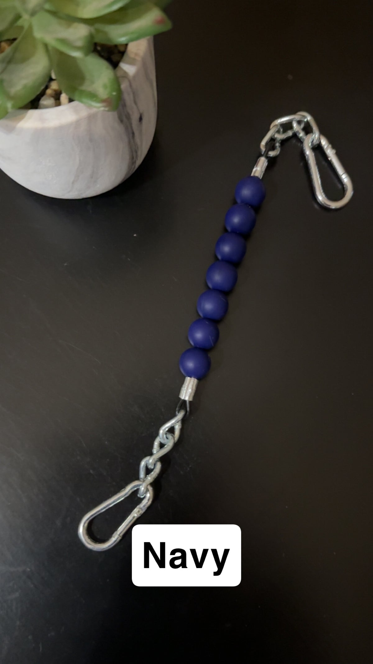 Silicone Bead Curb Strap