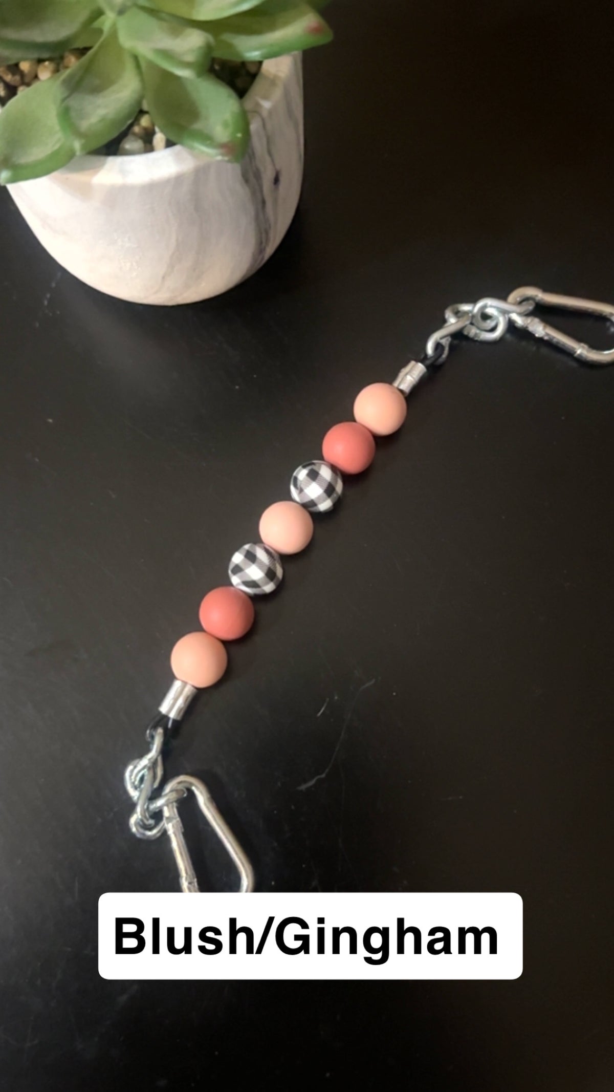 Silicone Bead Curb Strap
