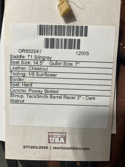 Martin Stingray 14.5" Barrel Saddle #12005