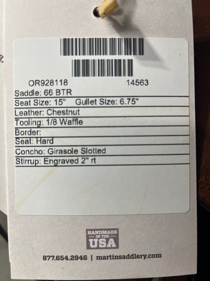 Martin BTR 15" Barrel Saddle #14563